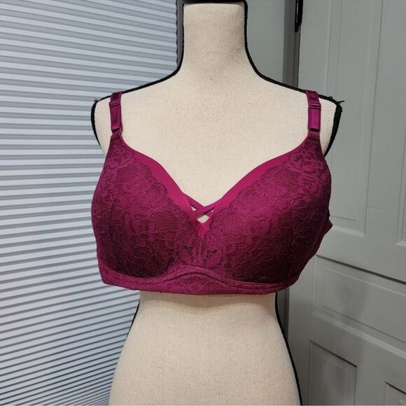 TORRID WIRE-FREE PUSH-UP SUPER SOFT LACE 360°
BACK SMOOTHING BRA size 42D - Picture 2 of 16